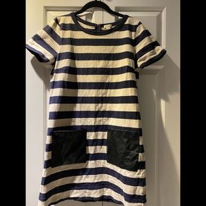 Jcrew stripped dress